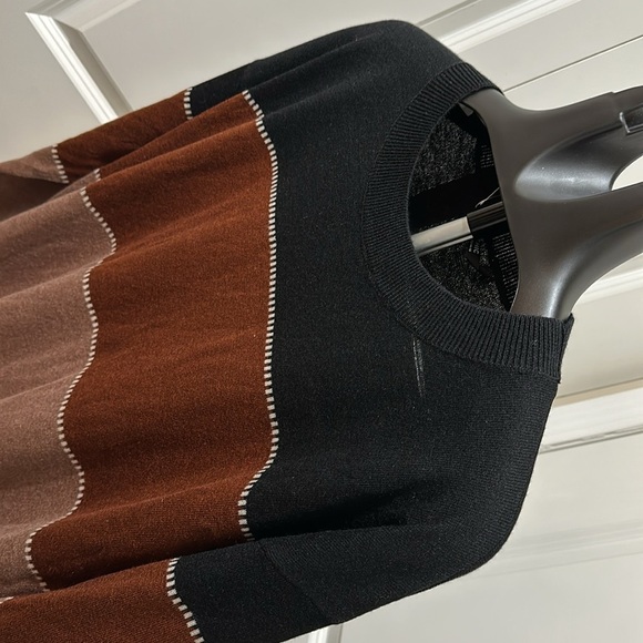 BloomChic Super soft Essentials Color block Contrast Round Neck Pullover XL - Picture 5 of 7